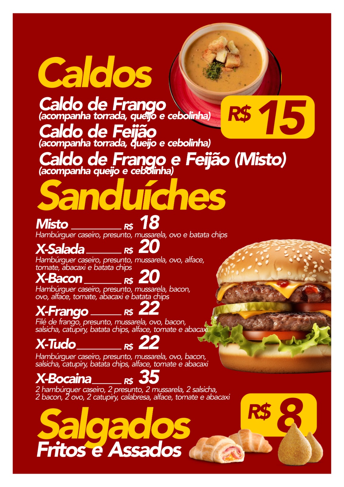 Cardápio 3
